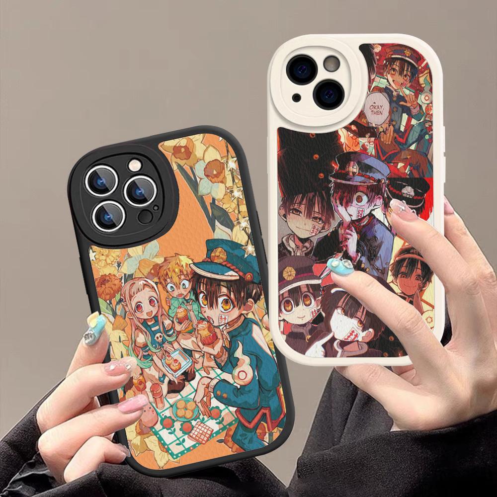 T-Toilet-bound H-Hanako-kun Phone Case Hard Leather For IPhone 16 15 14 13 12 Mini 11 14 Pro Max Xs X Xr 7 8 Plus Fundas