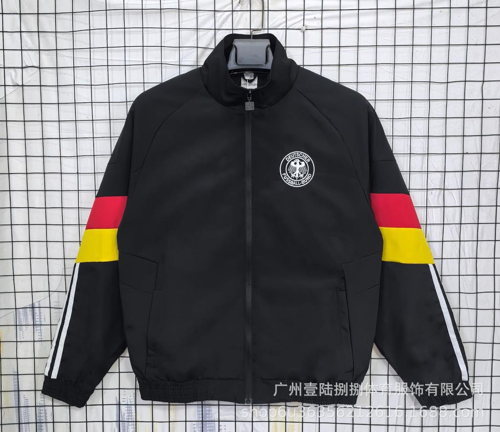 2026 World Cup Vintage Football Jacket Jacket Men's and Women's Waterproof Jacket Germany Spain