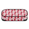 Pen Case Easy Open Zipper Roomy Interior 300D Polyester with Mesh Pocket Removable Divider and Pen Slots for Teens and Students