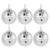 Lighting Reflection Mirror Ball Multi-Size Club Mirror Ball Rotating Silver for KTV Bar Party Decor