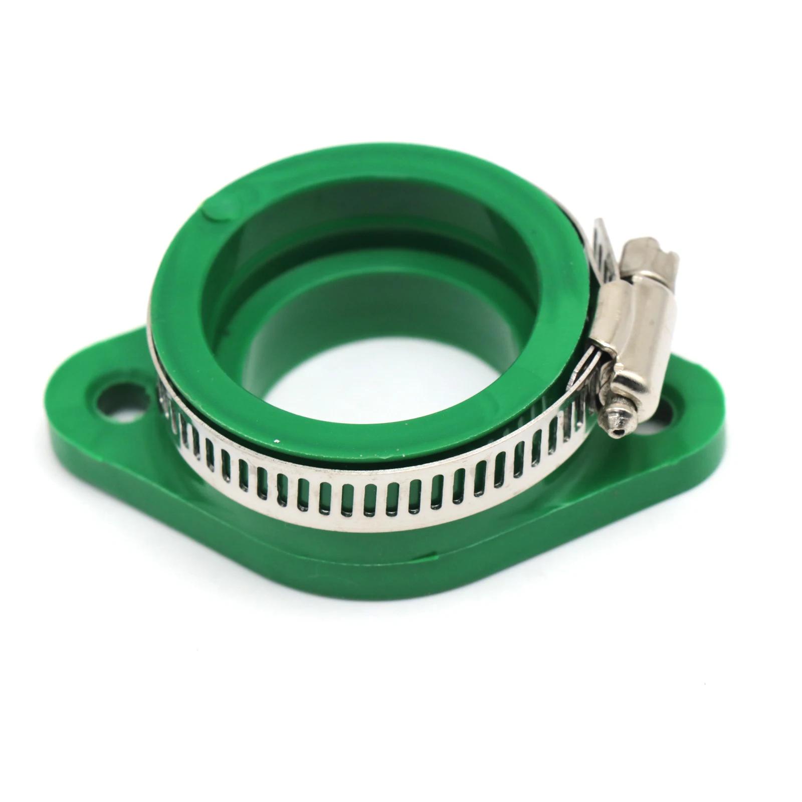 

For KEIHIN MIKUNI KOSO PE Adapter Inlet Intake Pipe Rubber Fit PWK21-34 Motocross Air Intake Motorcycle Carburetor 32-34mm green