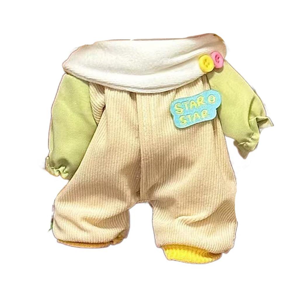 

1 set Outfit 10cm Cotton Doll s Clothes Jumpsuit Plush Doll Clothes Doll Accessories style 2 for 20cm doll