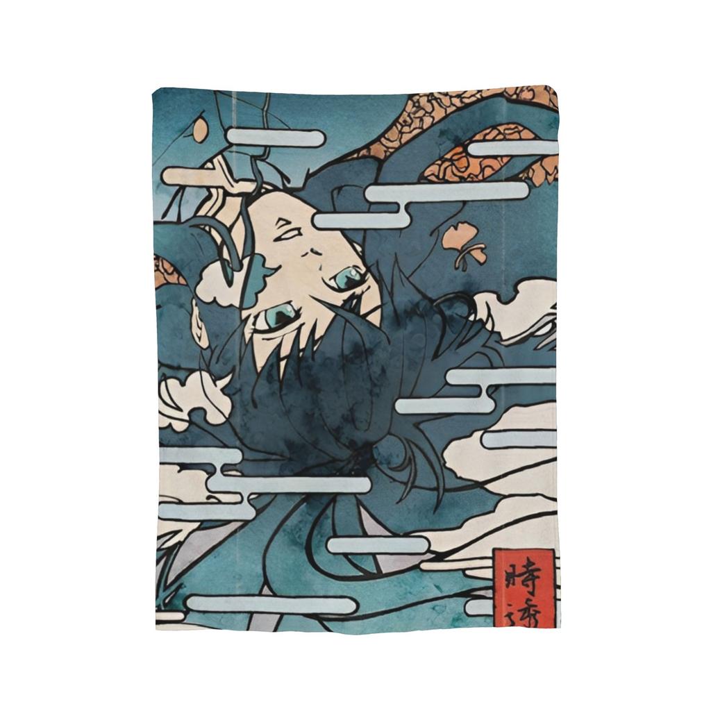Muichiro Tokito  Blankets Fleece Awesome Breathable Throw Blanket for Bedding Lounge Autumn/Winter,