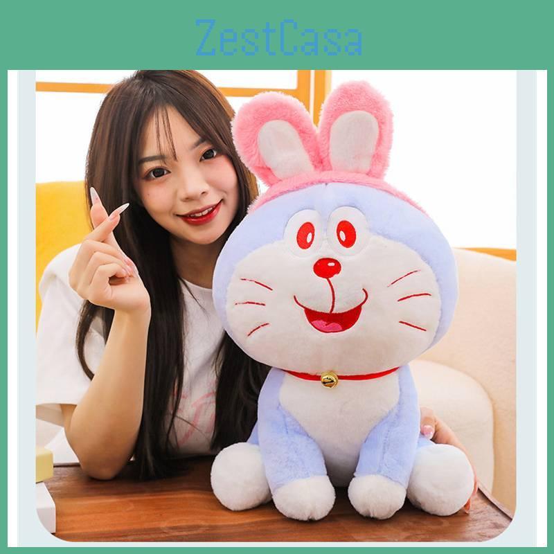 Plush Rabbit Doraemon Toy Cartoon Stuffed Doll Room Sofa Decoration Kids Gift