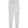 Letter Print High Waist Knitted Sports Pants Men Bottoms Gray 681272-04