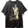 Maglietta Unisex Cotone Oversize Taglia L Retro Anni '90 Wallace e Gromit Divertente Film Unisex T-Shirt S5XL