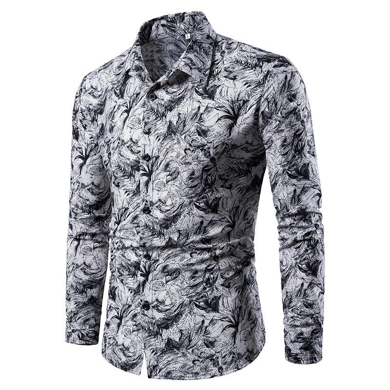 2021 Long-Sleeved Hot Selling Printed Shirt