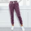 Women's Casual Pants with Elastic Waistband and Lace-up, Suitable for All Occasions