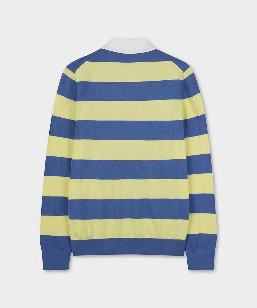 BROOKS BROTHERS Rugby Polo Sweater (Yellow) (Bbwtmm8867Gfs)