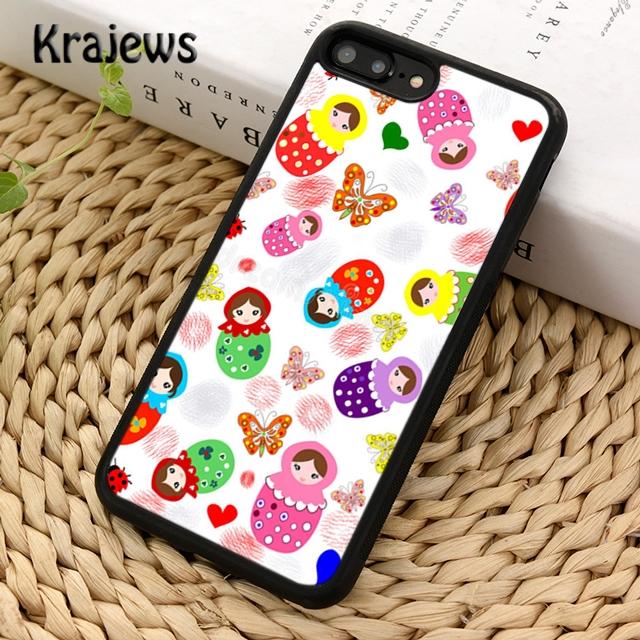 

Krajews Russian Matryoshka Dolls Soft Phone Case Cover For iPhone 17 Air 16 15 14 plus 11 12 13 pro max coque Fundas iPhone 13