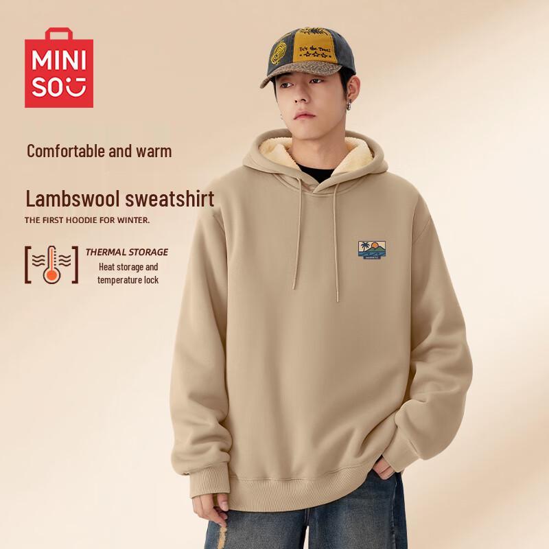 MINISO Unisex Heavyweight Sherpa Hoodie