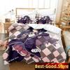 3D Druck Anime No Game No Life Bettwäsche Set Niedlicher Bettbezug Bettdecke Bettüberwurf mit Kissenbezug Twin Single Queen King Size Jungen Erwachsene