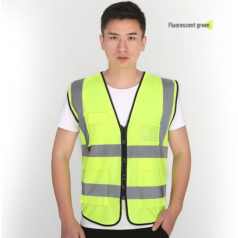 Reflective Safety Vest for Construction and Night Riding