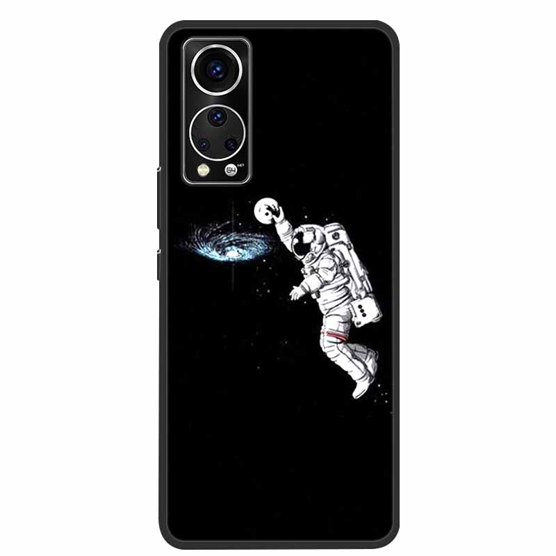 Für ZTE Axon 30 Handyhülle Cover Cooler Wolf Löwe Tiger Schwarzes Silikon Weiche Hülle Für ZTE Axon 30 Rückabdeckung Hülle Axon30 5G Hülle