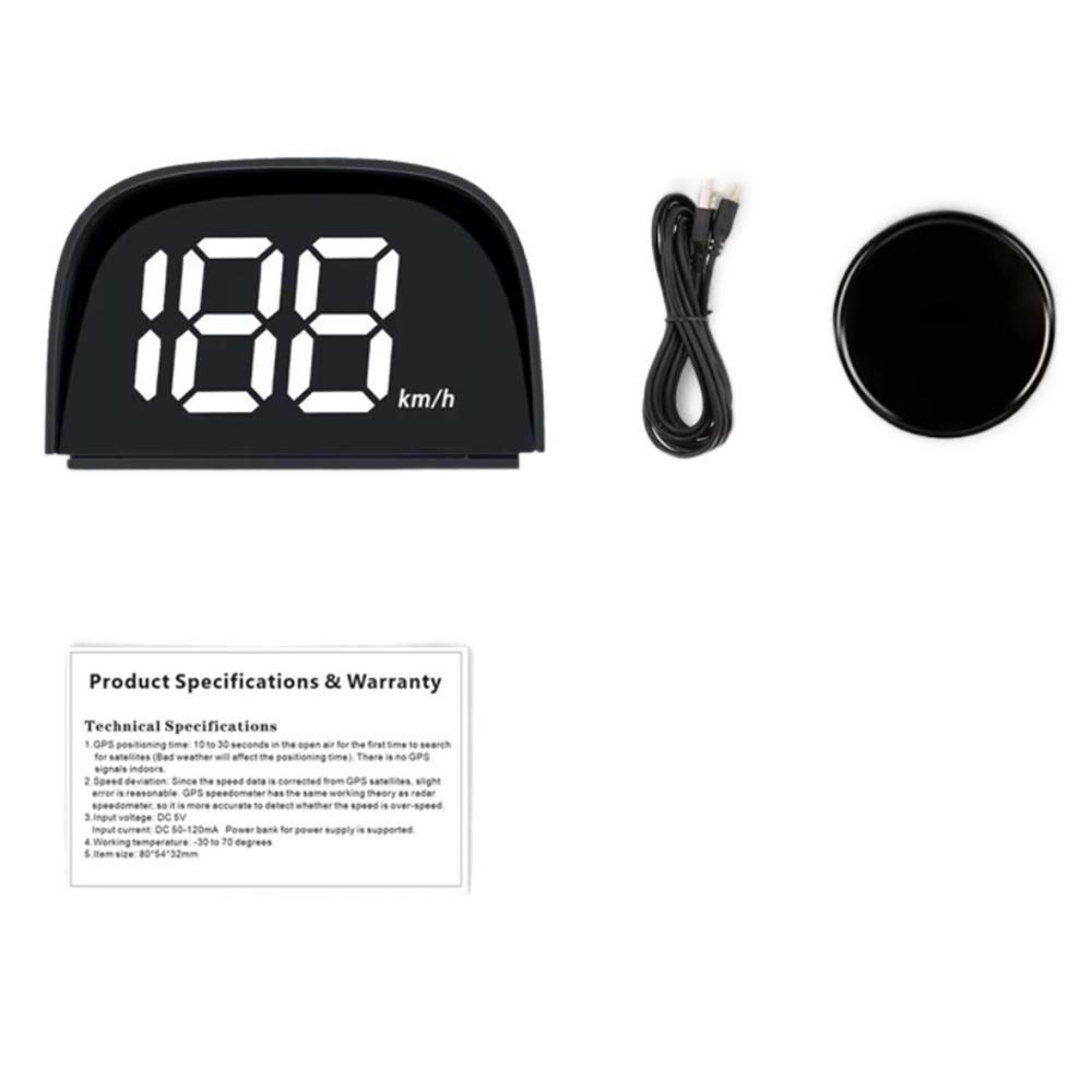 Plug&Play Head Up Display Car Speedometer HUD Vehicle Speed Meter  Speed Meter