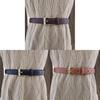Genuine Leather Womens Belt With Alloy Buckle For Casual Denim Jeans