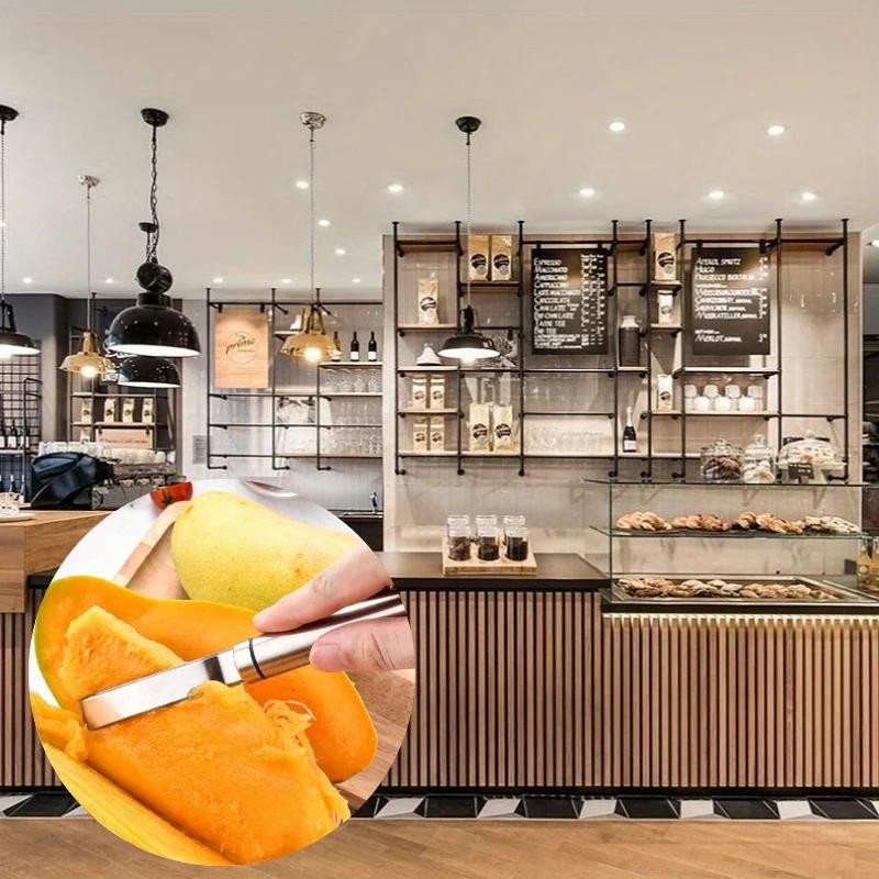 1pc, Mango Slicer, Mango Seed Separator For Restaurant, Mango Peeler, Mango Core Remover, Stainless Steel Blade Remover