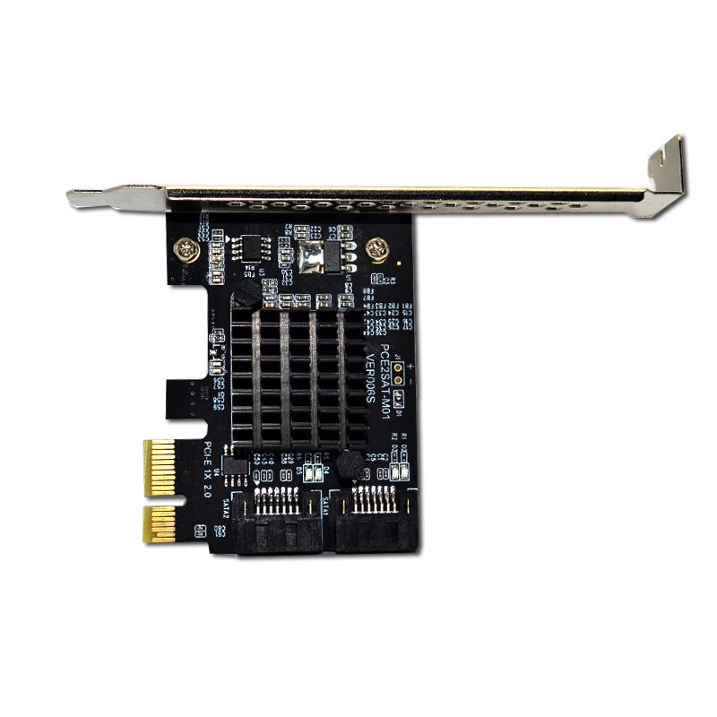 PCIe PCI Express to 6Gbps SATA 3.0 2-Port SATA III Expansion Card Board Adapter