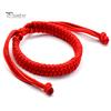 Knitting Bracelet Chinese Style Red Rope Braided Fashion Jewelry Handmade Adjustable Bangle for Unisex Hand Chain