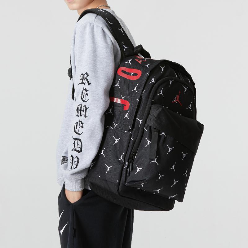 New Jordan Polyester Laptop Bag Backpack Regular Men's Black JD2133032GS-006