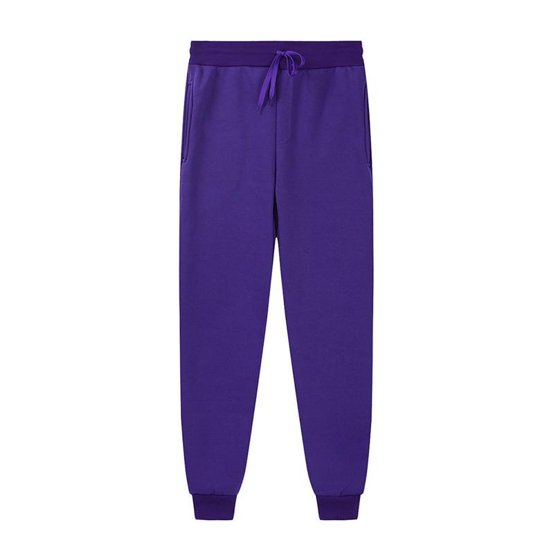 Unisex Solid Color Fleece Hoodie and Sweatpants Set