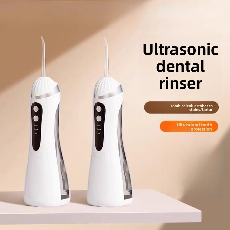 High pressure electric tooth flusher portable tooth washer