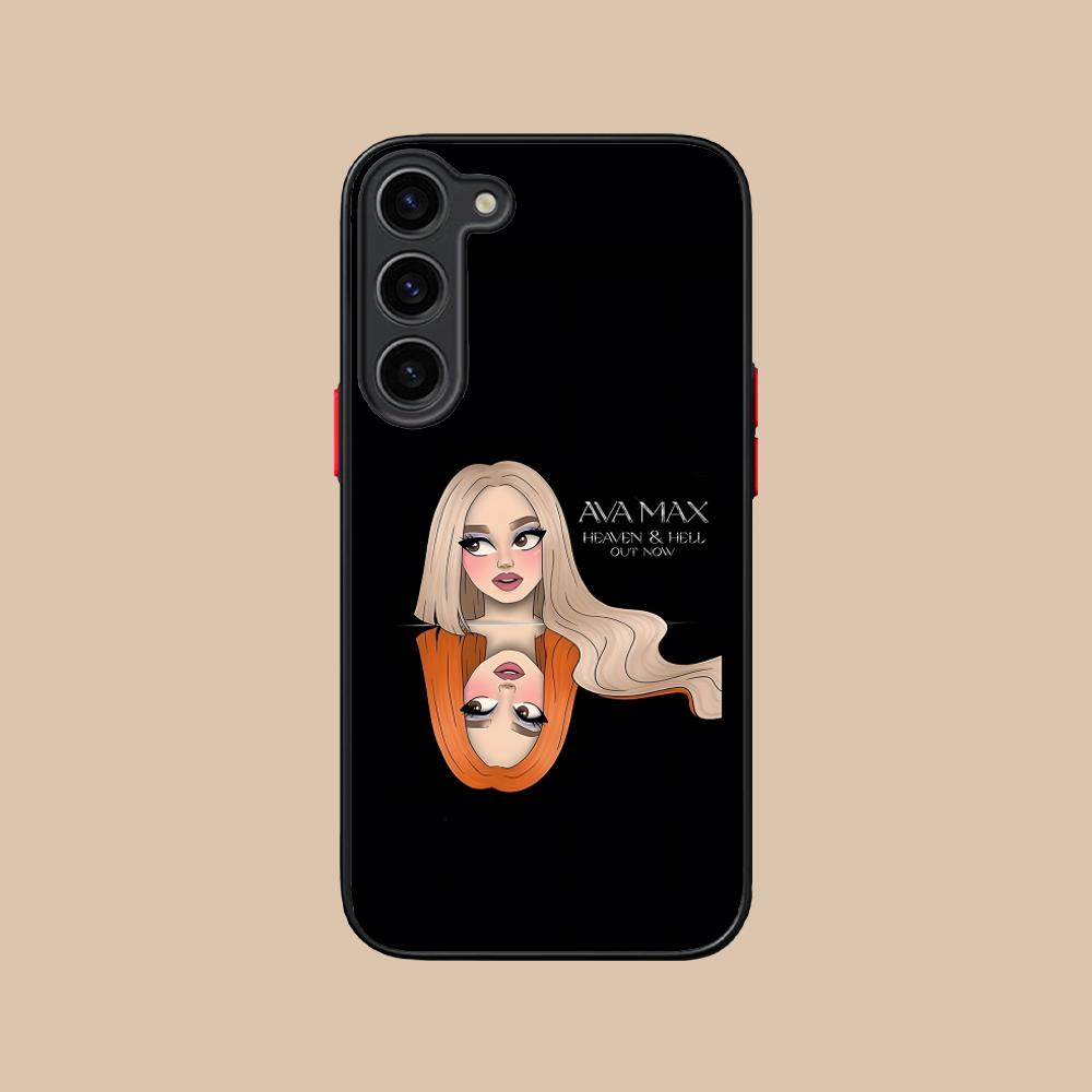 Fashion Ava Max Silicone Mobile Phone Case for Samsung Galaxy S26 S25 S24 S23 S22 S21 Plus FE Ultra Colorful Cover