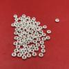 S999 Sterling Silver Striped Lantern Spacer Beads for DIY Bracelets and Jewelry Making