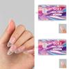 300Pcs Soft Gel Full Cover Short Matte Nail Tips Pre Shaped Acrylic False Nail Manicure Decoration for DIY Nail Art