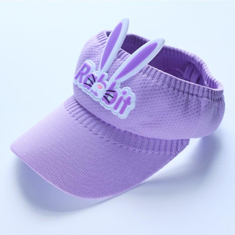 New Kids Sun Hats Children Summer Visors Cute Rabbit Wings Bunny Hat Summer Hat for Kids Boys Girls Hats 3-12years Old