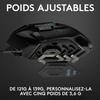 Souris gamer - Filaire - Logitech G - G502 Hero - Noir