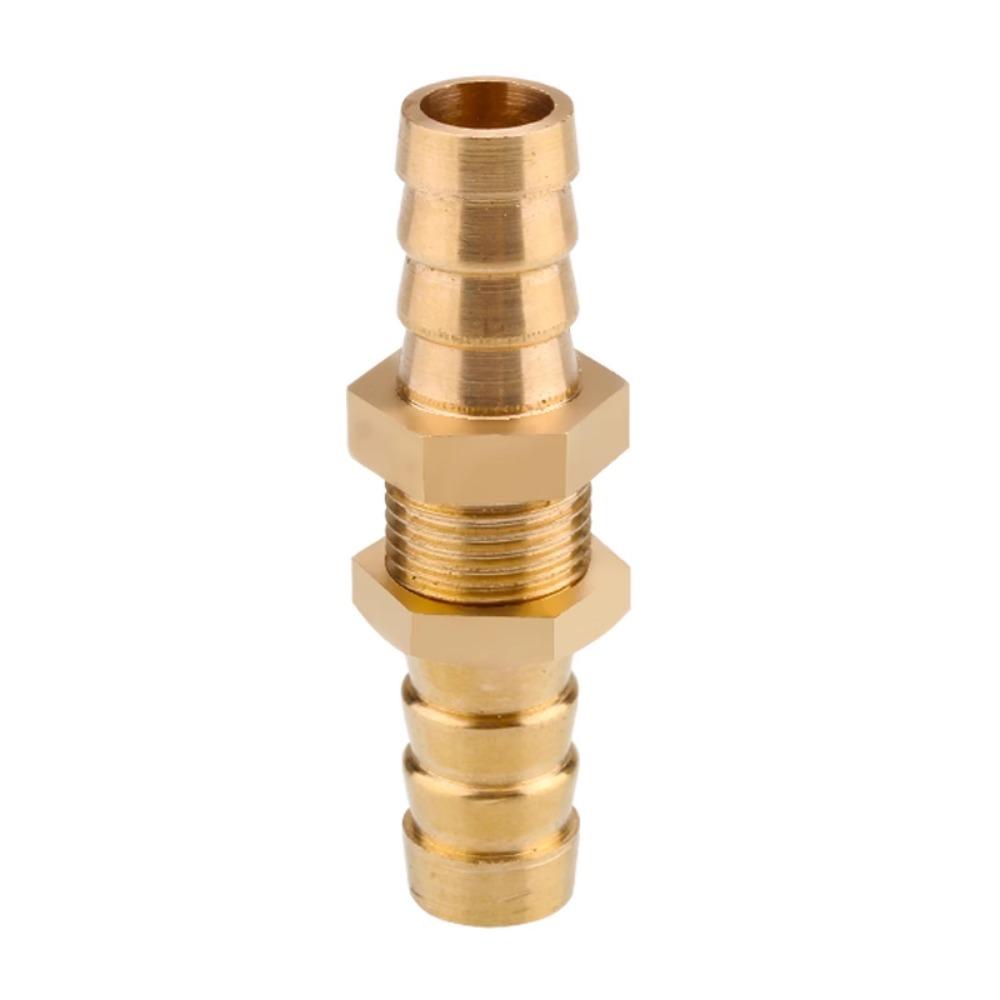 10 12 13 14 16 19 25 mm Schlauchtülle Messing Vernickeltes Messing Schottenverschraubung Rohrverschraubung Verbinder
