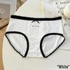 Girls' Pure Cotton Breathable Briefs, Mid-Waist with Sweet Bowknot, Antibacterial & Comfortable, Full Cotton, Extended Crotch
