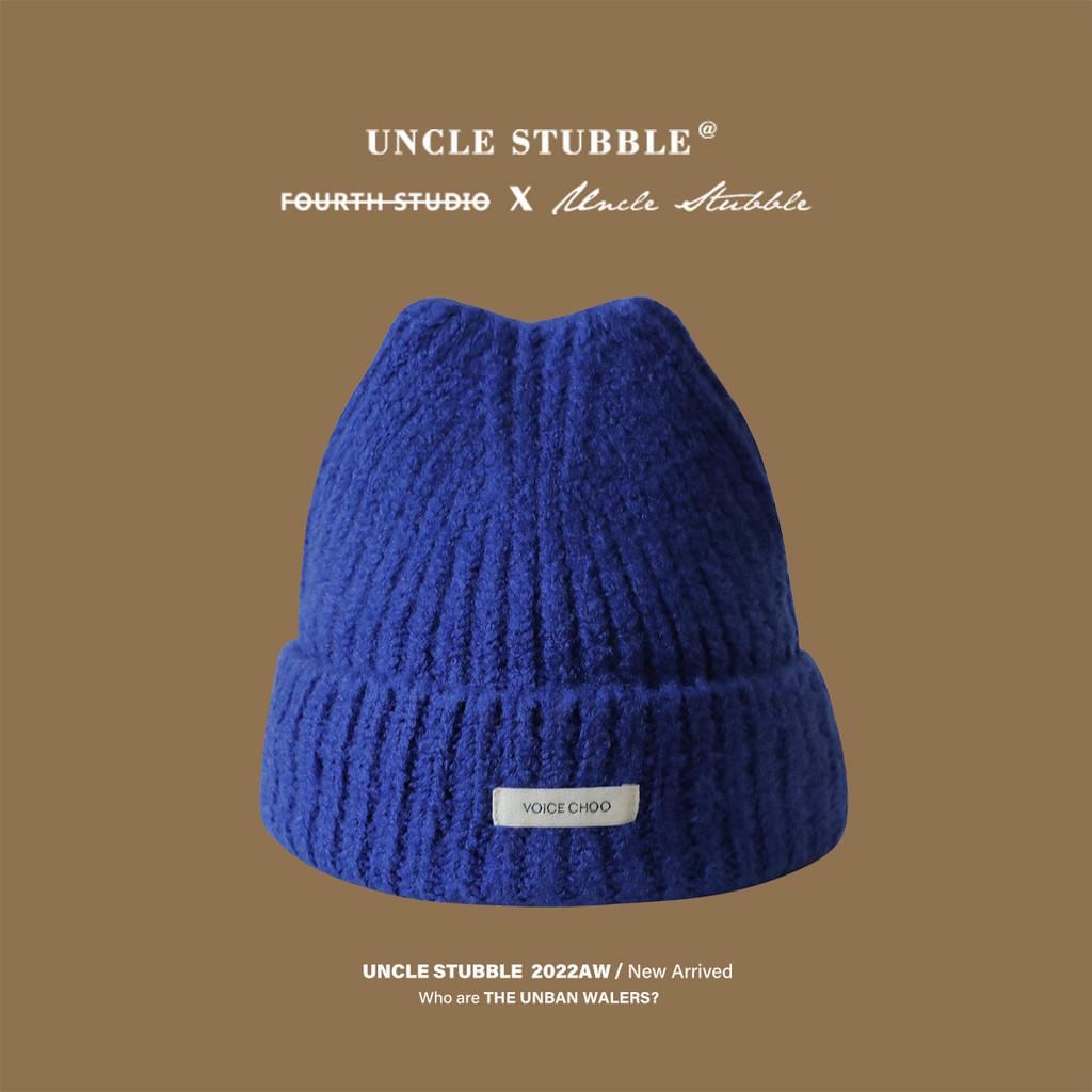 Women Woolen Knitted Beanie Cat Ear Solid Color Cold Protect Winter Fashion