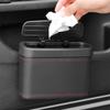 Universal Car Trash Bin Hanging Vehicle Garbage Dust Case Multi-functional Backrest Storage Box Pressing Trash Can Accessories