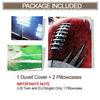 American Football Explosion Print Duvet Cover Set 1 Duvet Cover & 1/2 Pillowcase High Energy Sports Bedding Set for Teen Boys
