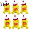 3D Printed Animal Statue Angry Yellow Duck Ornament, Funny Desk Cute Decor Decoration, Miniature Figurine for Home Office Collectible Mini Figure