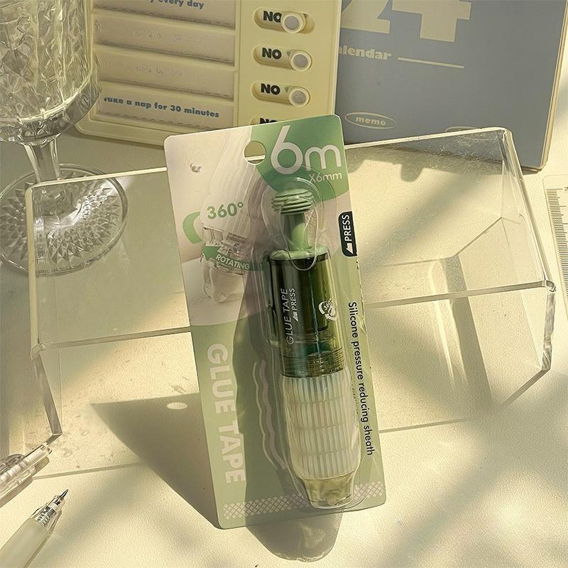 The New Pen-type Dot Adhesive with High Appearance Level High Viscosity and Replaceable Core Correction Tape Type Dot Double-sided Tape for Students