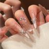 Cat's Eye Wearing Nail Pure Hand-made Nail Piece Fake Nail Wearing Nail Piece Advanced Sense Thin Dog Long