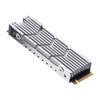 M.2 2280 SSD Heatsink Hollow Heat Cooler Radiator NVME NGFF Aluminum Alloy with Thermal Silicone Pad for PS5 Game Console