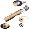 Two-Color Wood and Plastic File Handle with Flat and Round Hole Grip