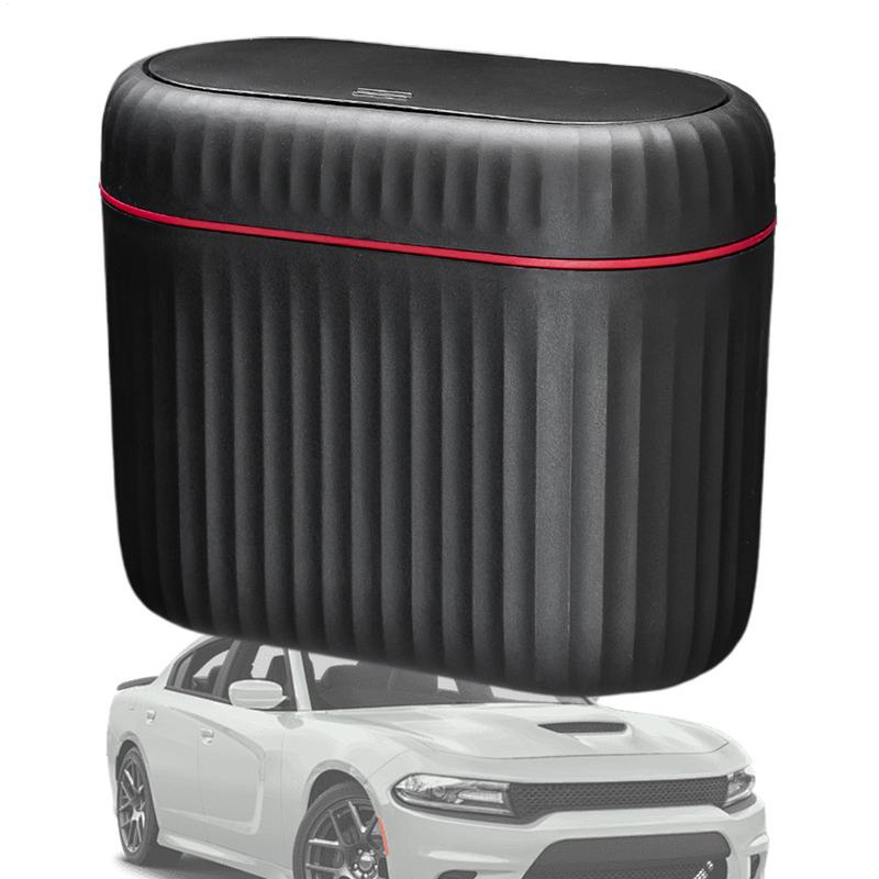 Car Trash Organizer Bin Large Garbage Storage Organizer Bin Garbage Container Waste Organizer for Sedan SUV Van MPV Truck Front чёрный