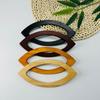 Half-Circular Wooden Ring Handle for Handbag DIY Projects
