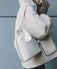 OSTKAKA Orbit Bucket Shoulder Ivory