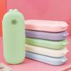 Stationery Pen Box Bunny Shape Design Sealed Snap Closure Large Capacity Pencil Case Food-Grade Silicone Soft Silicone Pen Holder School Supplies