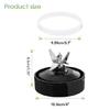 For BL480 BL482 BL642 BL682 NN102 7-Fins Male Blender Blade with Rubber Gasket