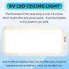 RV Interior Light 96LED 3 Color Dimmable Interior Lighting 12V-30V Ceiling Dome Light For Campers RV Truck