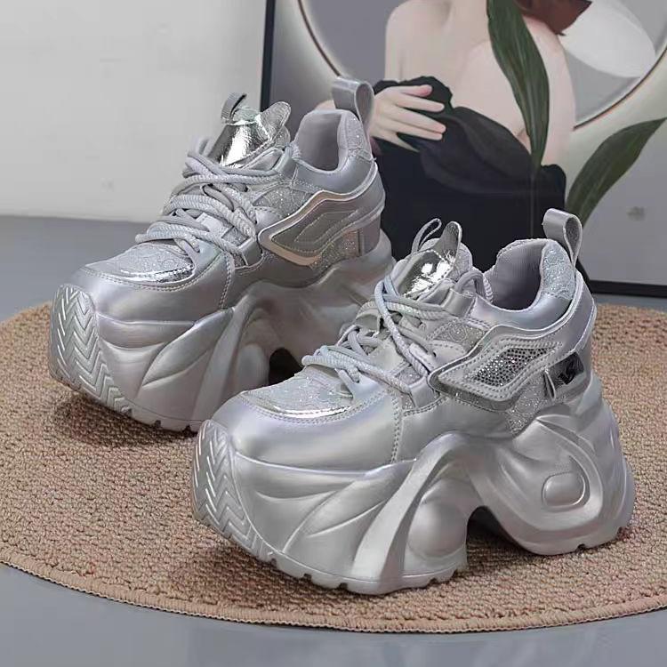 heightened platform small dad shoes women's new autumn sports casual shoes sneakers