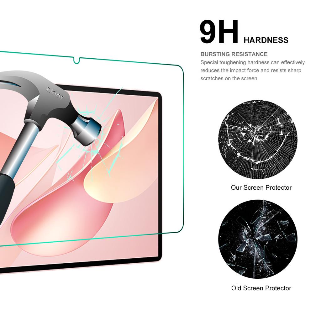 For Huawei MatePad Air (2024)/Huawei MatePad Air (2025) 2Pcs Screen Protector ENKAY HAT PRINCE 9H 2.5D 0.33mm High Aluminium-silicon Glass Film