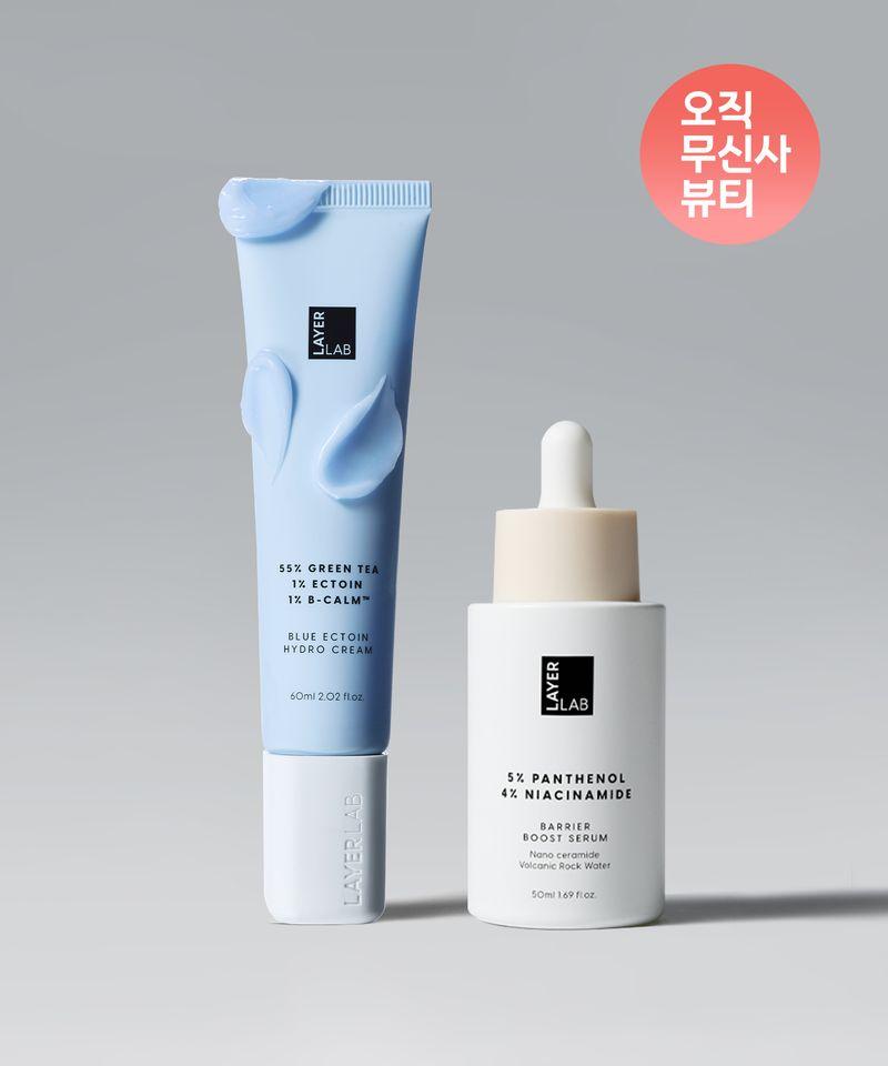 [Summer Essentials 2-Piece Set] Panthenol Serum 50ml + Blue Ectoin Moisturizing Cream 60ml